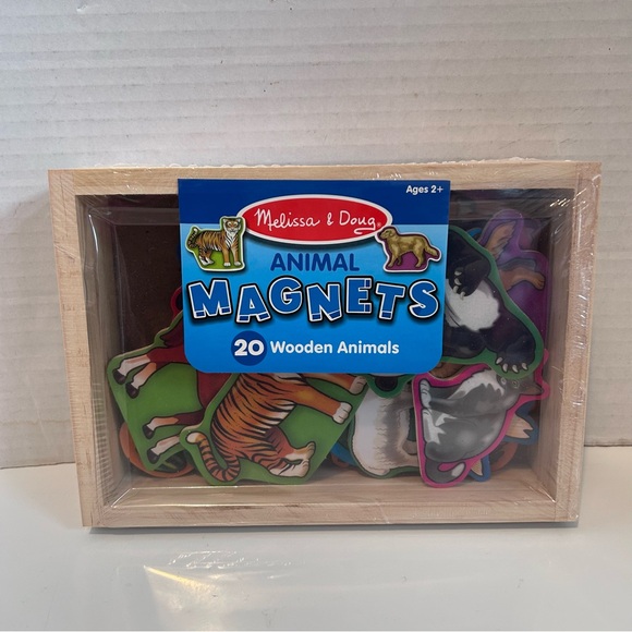 Melissa & Doug animal magnets 20 wooden animal - Picture 2 of 8